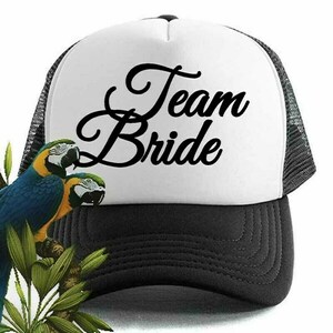 Σετ 7 καπέλων bachelorette party,καπέλα για νύφη κουμπάρα και φίλες,bride ,maid of honor,team bride - 2