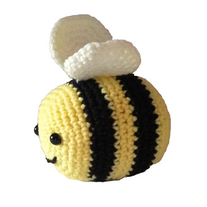 Χειροποίητο πλεκτό ζωάκι μελισσούλα - λούτρινα, amigurumi, πλεκτό ζωακι - 4