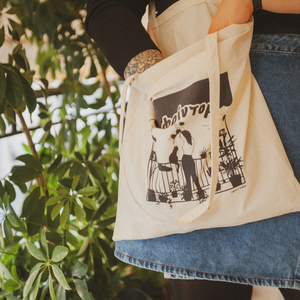 "Freedom" handprinted organic tote bag - ύφασμα, ώμου, all day, tote, πάνινες τσάντες - 2