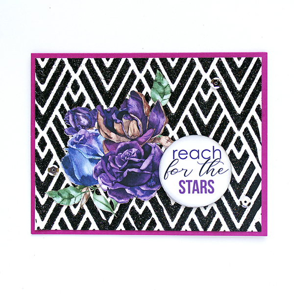 Ευχετήρια κάρτα Reach for the stars - γενέθλια, επέτειος, γενική χρήση
