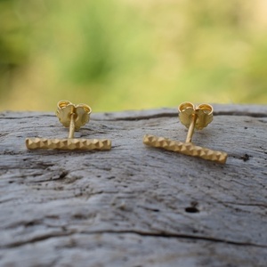 Σκουλαρίκια honeycomb κηρήθρα ασήμι 925 - ασήμι 925, καρφωτά, μικρά, καρφάκι - 4