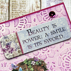 Ευχετήρια κάρτα Beauty is power - birthday, γιορτή, γενική χρήση - 4
