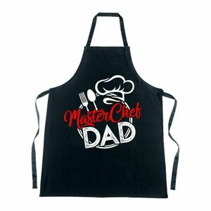 Ολόσωμη, μαύρη ποδιά μαγειρικής για τον μπαμπά - ποδιές μαγειρικής, personalised, δώρα για τον μπαμπά, γιορτή του πατέρα