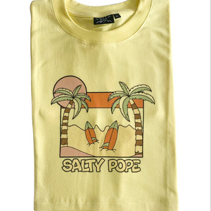 Yellow Salty Crop top