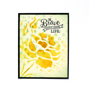 Ευχετήρια κάρτα Be brave with your life - γενέθλια, γενική χρήση