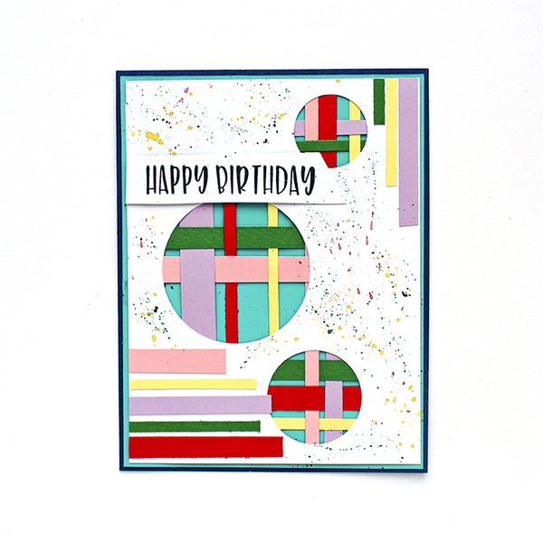 Ευχετήρια κάρτα Happy Birthday με χρώματα - γενέθλια, birthday