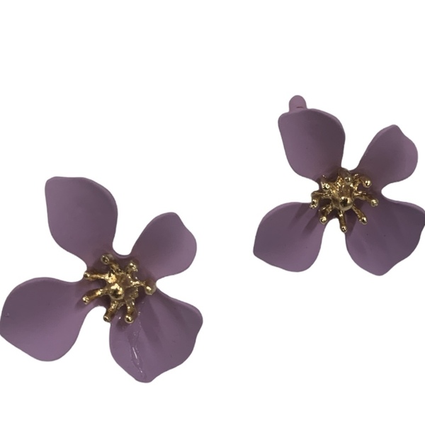 Purple flower - ορείχαλκος, λουλούδι, καρφωτά, μικρά