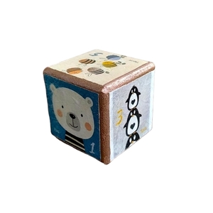 Ξύλινος, εκπαιδευτικός κύβος 6×6 εκ. - δώρα για δασκάλες, κύβος