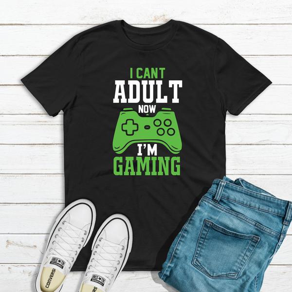 Ανδρικό T-shirt "I Cant adult I'm Gaming" - ανδρικά