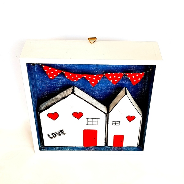 Καδρακι shadow box ή επιτραπέζιο ξύλινο μοναδικό - πίνακες & κάδρα, κορίτσι, δώρο, δώρο για βάφτιση, παιδικά κάδρα - 3