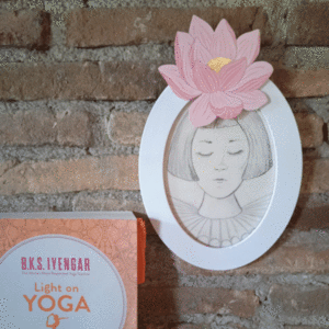 Lotus Namaste ξύλινη κορνίζα για φωτογραφίες - ζωγραφισμένα στο χέρι, decor - 5