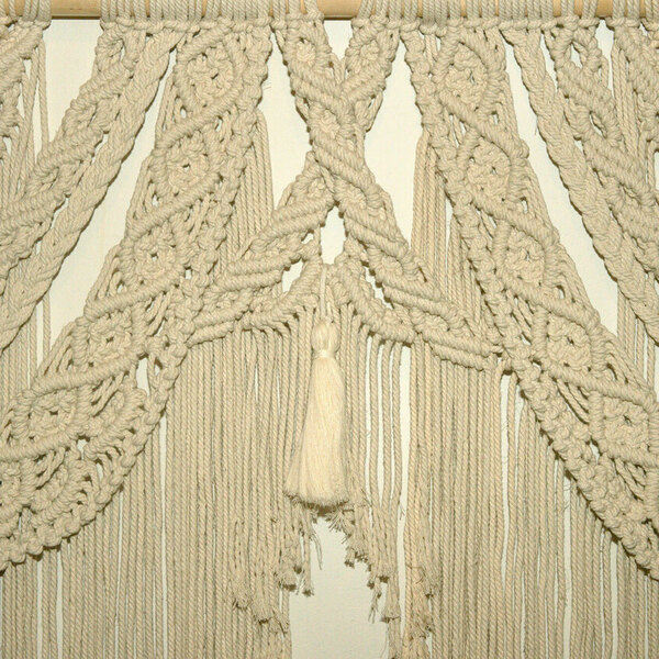 Large macrame wall hanging Πλάτος 1,60 - μακραμέ - 2