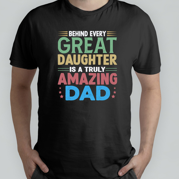 Ανδρικό T-shirt, "Κόρη και μπαμπάς" - δώρα για τον μπαμπά, γιορτή του πατέρα