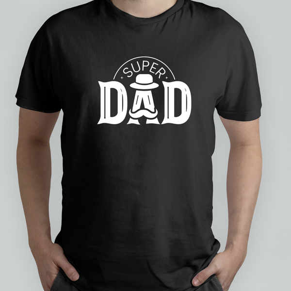 Ανδρικό T-shirt "Super Μπαμπάς" - μπαμπάς, δώρα για τον μπαμπά