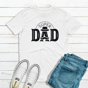 Ανδρικό T-shirt "Super Μπαμπάς" - μπαμπάς, δώρα για τον μπαμπά - 2