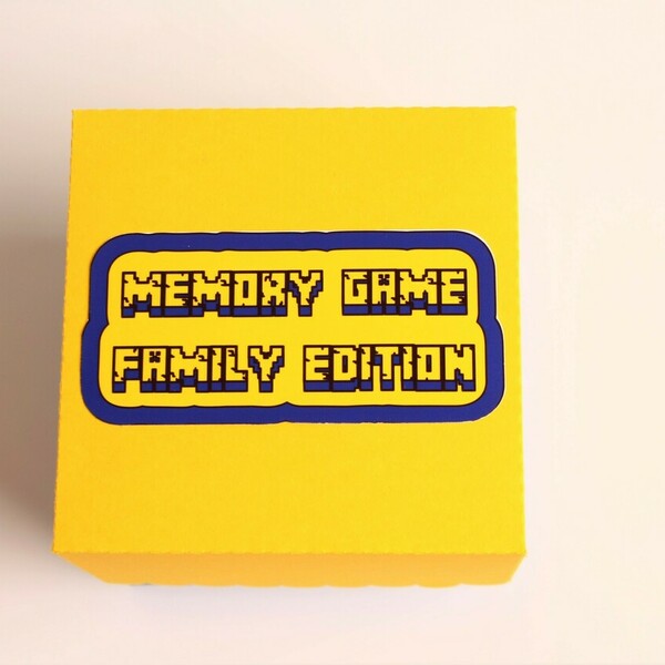 «Memory Game» Family Edition - Παιχνίδι με προσωποποιημένες κάρτες - 9,8 x 9,8 χάρτινο κουτί - χειροποίητα, προσωποποιημένα - 2