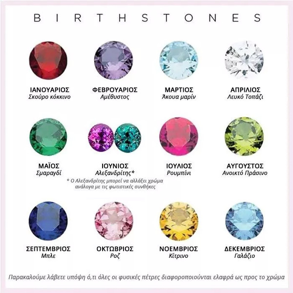 Κολιέ διπλό με ζώδιο, όνομα και Birthstone - επιχρυσωμένα, όνομα - μονόγραμμα, layering - 3