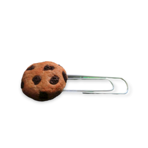 Μπισκότο cookie /σελιδοδείκτης/ μικρό/ πολυμερικός πηλός - σελιδοδείκτες