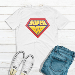 Ανδρικό T-shirt "Super Dad" - μπαμπάς, δώρα για τον μπαμπά, γιορτή του πατέρα - 3
