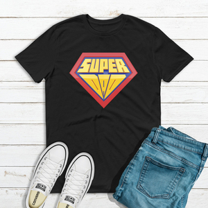 Ανδρικό T-shirt "Super Dad" - μπαμπάς, δώρα για τον μπαμπά, γιορτή του πατέρα - 4