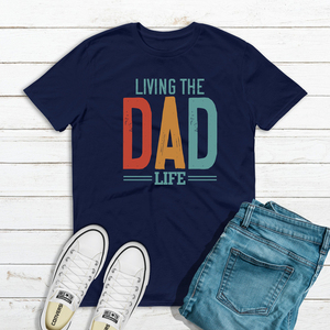Ανδρικό T-shirt "Dad Life" - μπαμπάς, δώρα για τον μπαμπά, γιορτή του πατέρα - 3