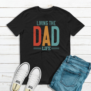 Ανδρικό T-shirt "Dad Life" - μπαμπάς, δώρα για τον μπαμπά, γιορτή του πατέρα - 4