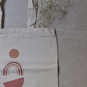 Tote Bag Balance Cotton - ύφασμα, ώμου, all day, tote, πάνινες τσάντες - 2