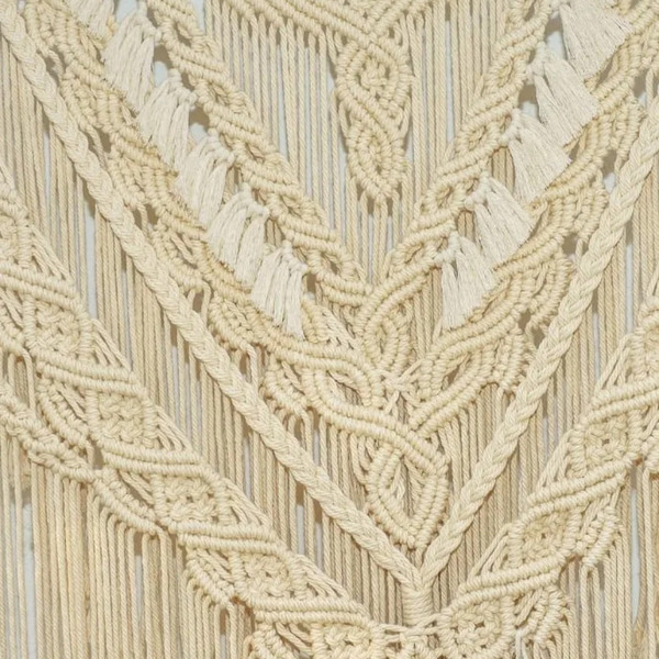 Large macrame wall hanging 1 m × 1 50 - μακραμέ - 2