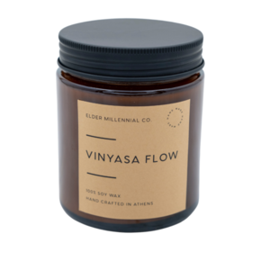 Κερί σόγιας με άρωμα VINYASA FLOW - χειροποίητα, αρωματικά κεριά, φυτικό κερί