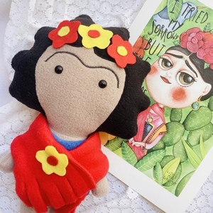 Softdoll Frida Kahlo - λούτρινα - 2