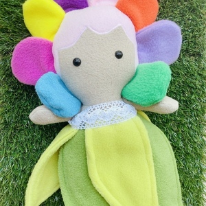 Softdoll rainbow flower - λούτρινα - 3