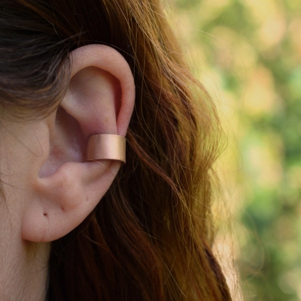 Ear cuff φαρδύ από ασήμι 925 - ασήμι 925, ear cuffs, μεγάλα - 2