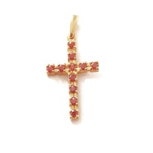 Ασημένιος Σταυρός επίχρυσος ζιργκόν. - επιχρυσωμένα, ασήμι 925, σταυρός