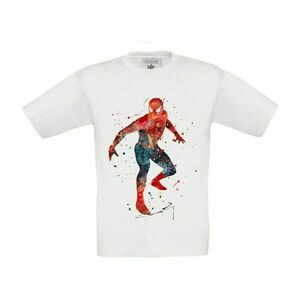 Λευκό t-shirt από 100% βαμβάκι με εκτύπωση super αραχνο-ήρωα - αγόρι, personalised, παιδικά ρούχα, 100% βαμβακερό