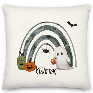 Μαξιλάρι διακοσμητικό παιδικό Spooky cute Halloween Rainbow 45x45 εκ.100% Polyester - halloween, μαξιλάρια, διακοσμητικό παιδικού δωματίου