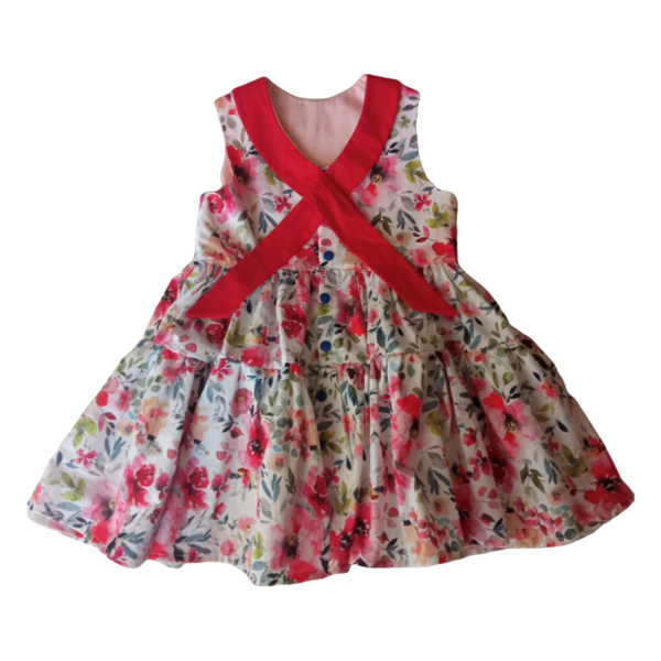 Κοριτσίστικο καλοκαιρινό floral φόρεμα - κορίτσι, παιδικά ρούχα - 2