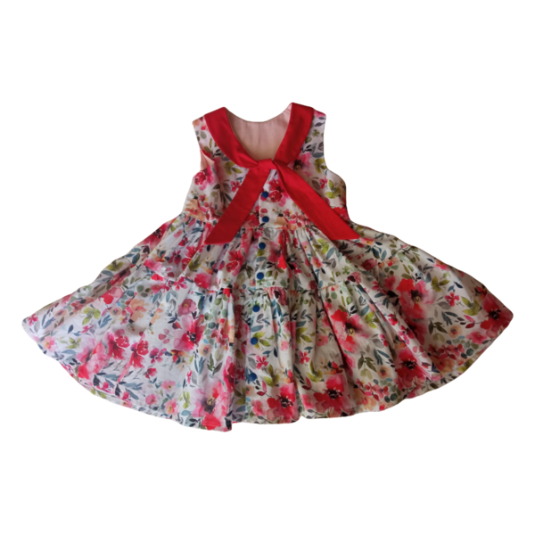 Κοριτσίστικο καλοκαιρινό floral φόρεμα - κορίτσι, παιδικά ρούχα - 3