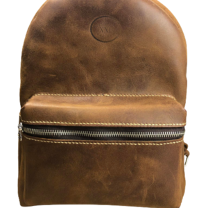 Δερμάτινο χειροποίητο καφέ backpack 27π*34υ*15β - πλάτης, all day, δέρμα, μικρές, σακίδια πλάτης