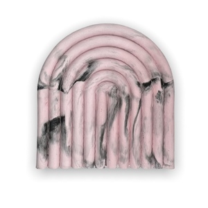 Ουράνιο τόξο από τσιμεντο με εφέ μαρμαρου - πιατάκια & δίσκοι, τσιμέντο