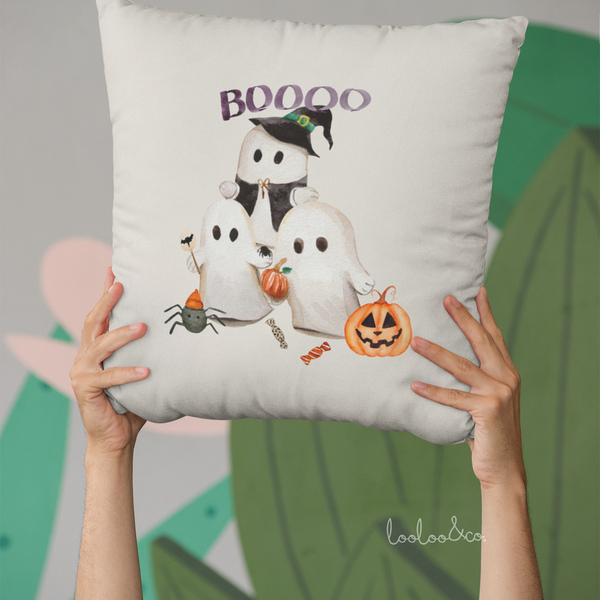 Μαξιλάρι διακοσμητικό παιδικό Halloween - The Boo Crew 45x45 εκ.100% Polyester - halloween, μαξιλάρια, διακοσμητικό παιδικού δωματίου - 5