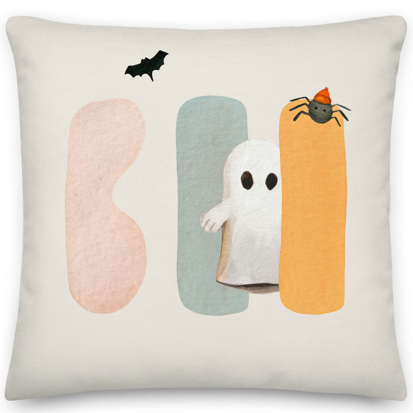 Μαξιλάρι διακοσμητικό παιδικό Booo Cute Halloween Ghost 45x45 εκ.100% Polyester - halloween, μαξιλάρια, διακοσμητικό παιδικού δωματίου