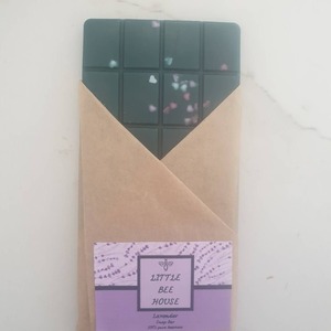 Wax Melt Μπάρα Σοκολάτας με μυρωδιά Lavender -80γρ - οικολογικό, αρωματικά χώρου