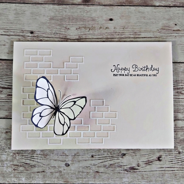 Ευχετήρια κάρτα γενεθλίων με πεταλούδα - πεταλούδα, γενέθλια, δώρα γενεθλίων - 2