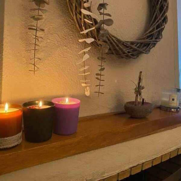 Φυτικό Αρωματικό Κερί Σόγιας – lavender - αρωματικά κεριά - 2