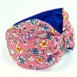 Χειροποίητη Στέκα Φλοράλ (Floral) - ύφασμα, μοντέρνο, απαραίτητα καλοκαιρινά αξεσουάρ, δώρα για γυναίκες, στέκες