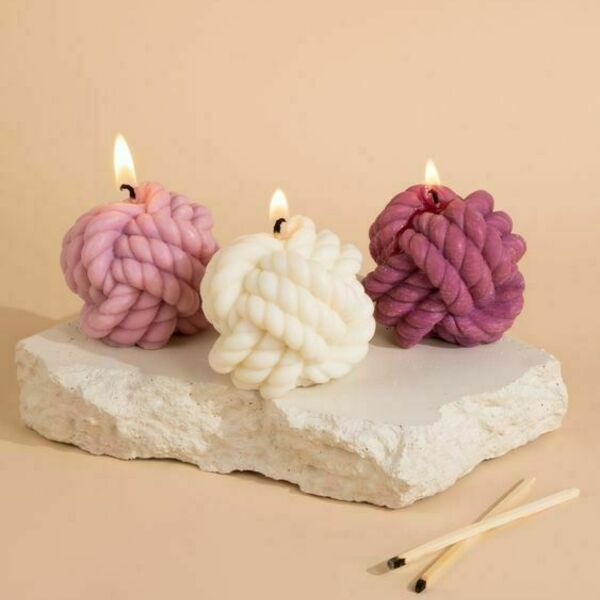 Knot Candle 55gr - αρωματικά κεριά - 2