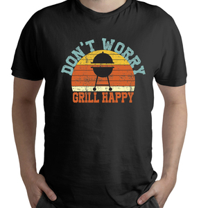 Ανδρικό T-shirt "Grill Master" - μπαμπάς, δώρα για τον μπαμπά, γιορτή του πατέρα