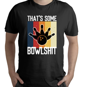 Ανδρικό T-shirt "Bowling Shirt" - δώρα για τον μπαμπά, γιορτή του πατέρα