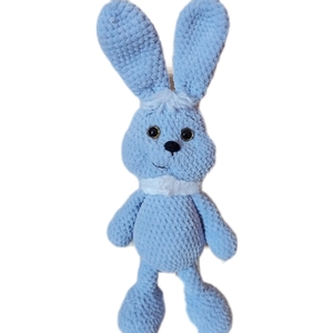 Χειροποιητο πλεκτο κουνελακι & απαλο - δώρο, amigurumi, κουνελάκι - 3