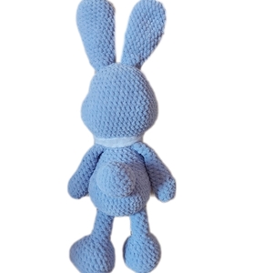 Χειροποιητο πλεκτο κουνελακι & απαλο - δώρο, amigurumi, κουνελάκι - 5
